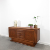 Vintage art deco wooden enfilade with drawers