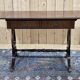 English mahogany drop-leaf desk from the 1950s
