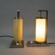 Set of Two Bauhaus / Functionalist Table or Bedside Lamps, 1930s