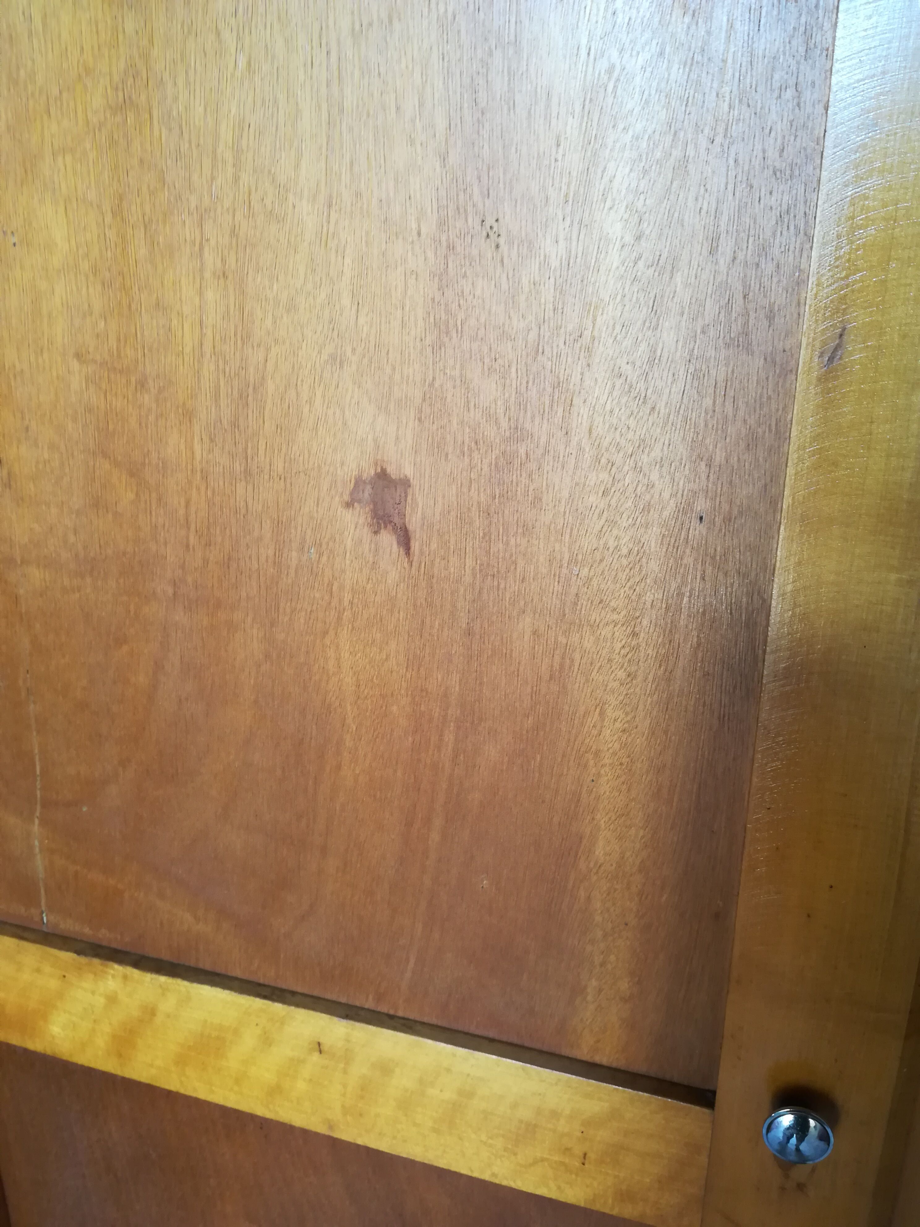 Vintage asymmetrical cabinet