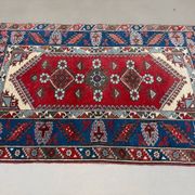 Turkish tribal rug natural dyes 200x120 cm vintage Turkish carpet 2521
