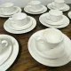 Set of 9 Villeroy and Boch Cortina mugs.