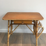 Rattan desk