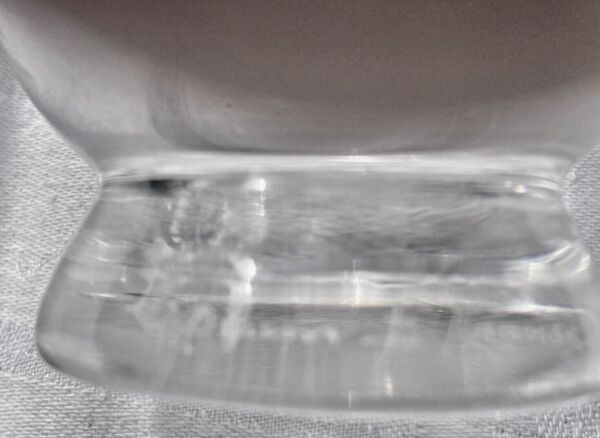 Vase  ancien en cristal signé daum croix de lorraine et france art déco