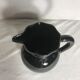 Former enamelled ceramic black pitcher 70s