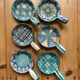 Set of 6 Robert Picault Vallauris pans