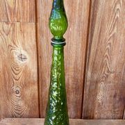 Italian carafe Empoli green 1970s.