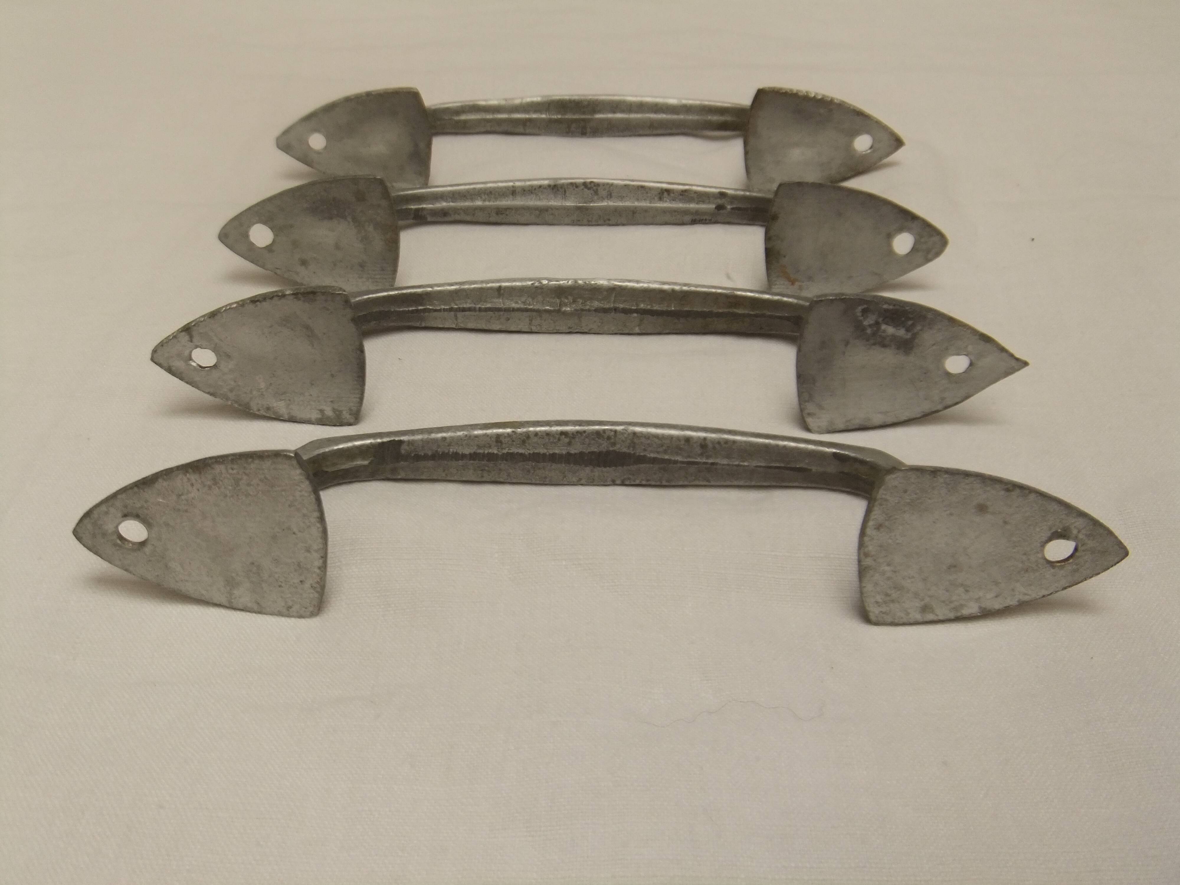 Old art deco metal handles restoration furniture drawers door