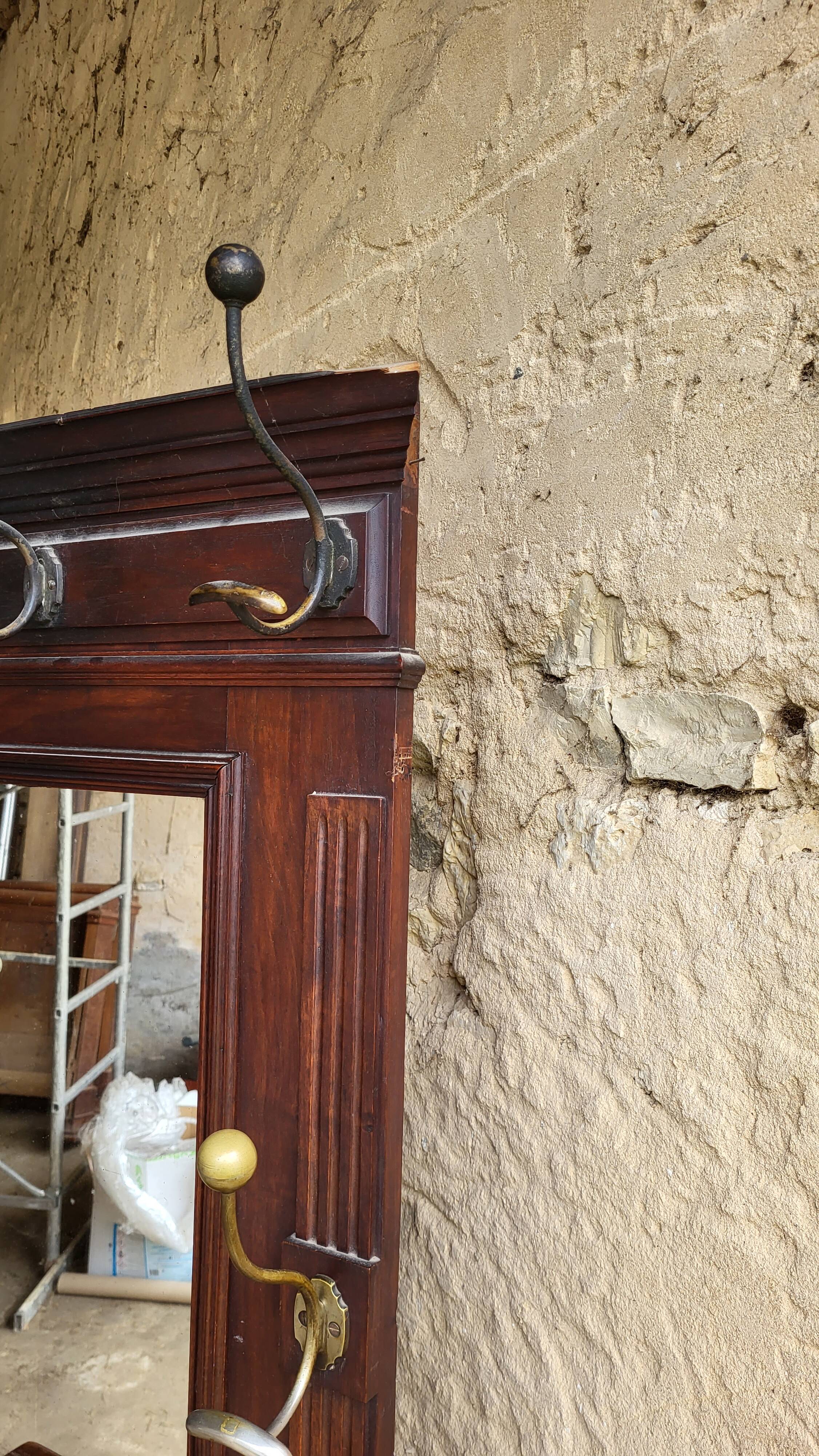 Wooden entrance cloakroom 1900