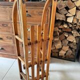Old wooden sled Davos