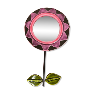 Miroir fleur Mithé Espelt