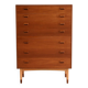 Commode danoise des années 1950 en teck, design de Børge Mogensen.