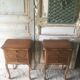 Pair of pine bedside tables