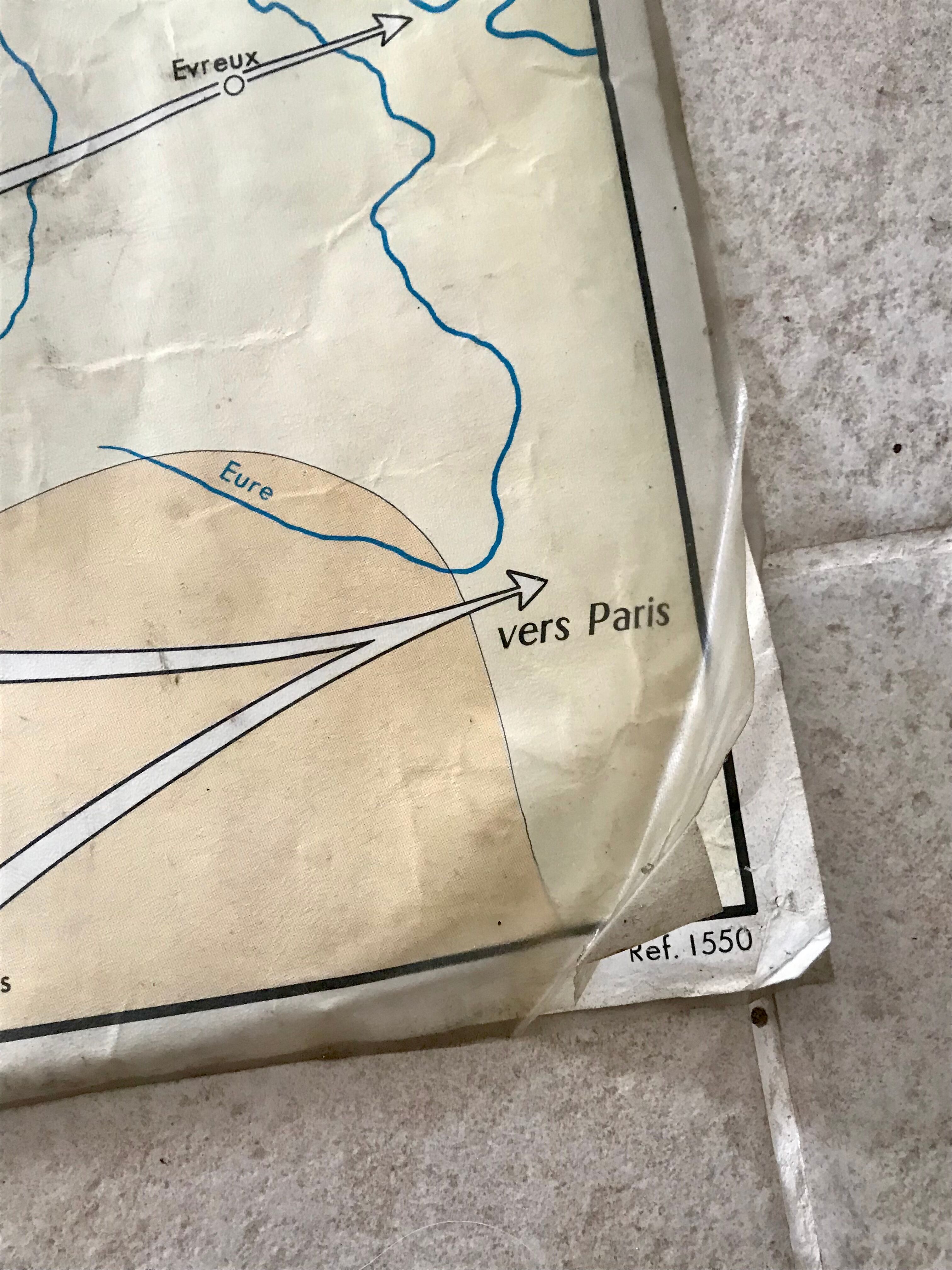 School poster School Map War 1939 1945