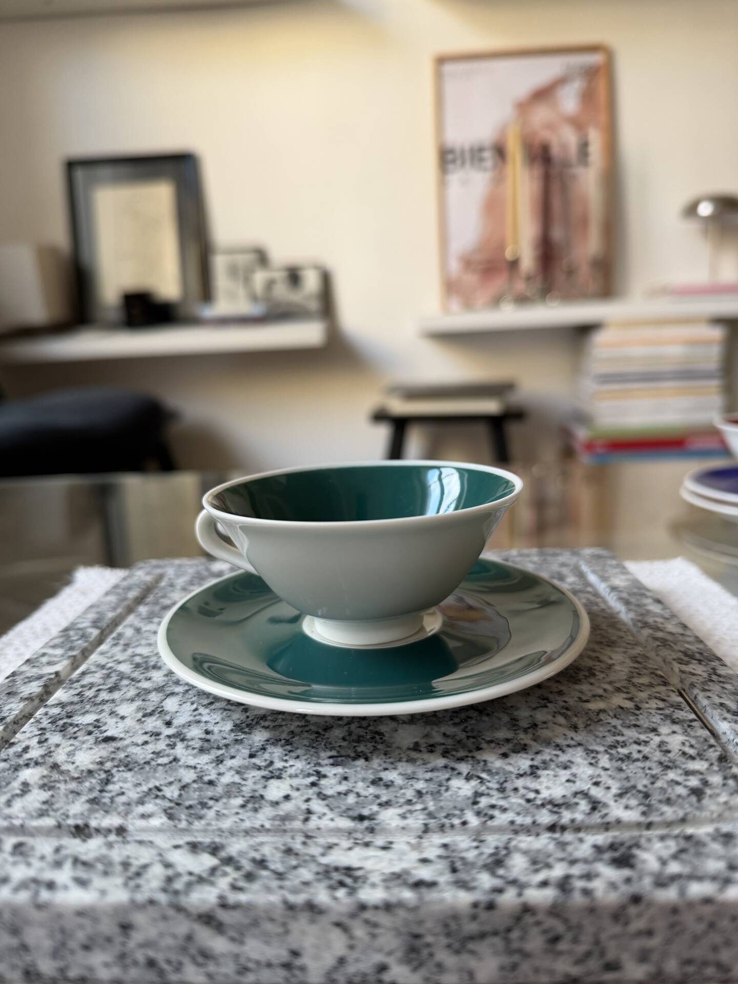 Limoges porcelain coffee cup set