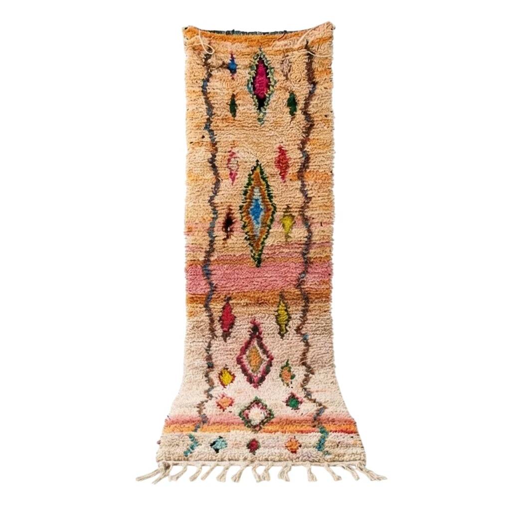 Boujad Tribal Berber rug 75 x 280 cm