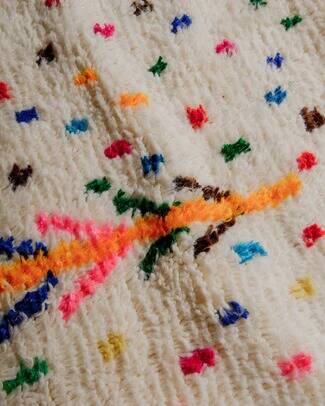 Azilal rug 2.5x1.6 handmade in wool
