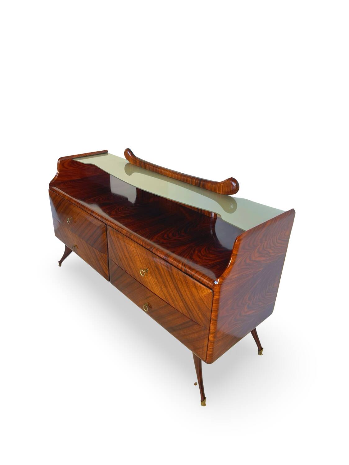 midcentury rosewood chest of drawers.