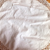 Napperon en coton état neuf crocheté diamètre 29 cm