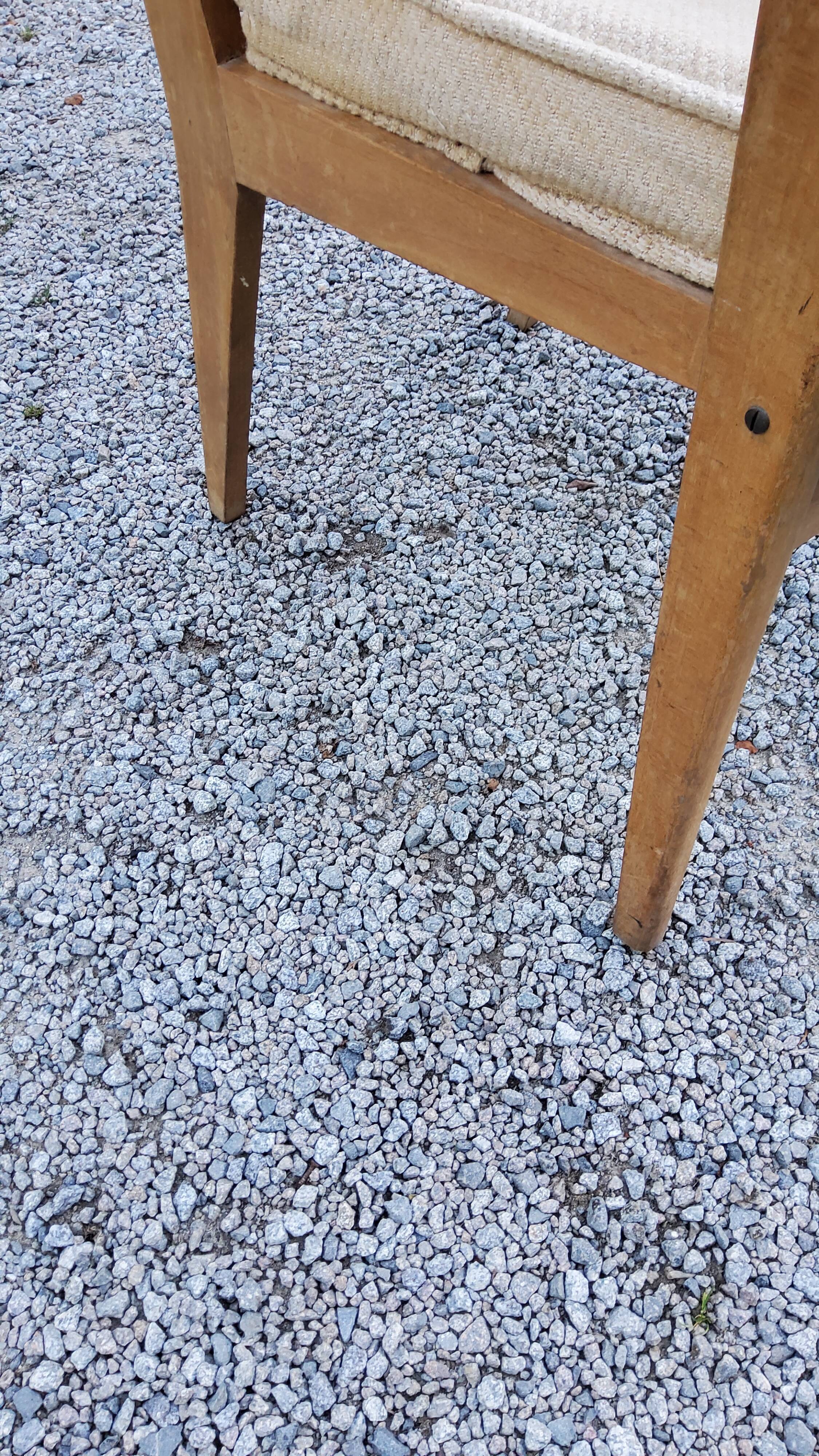 Pair of armchairs from the 50s free-span in blond beech