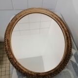 Old oval mirror