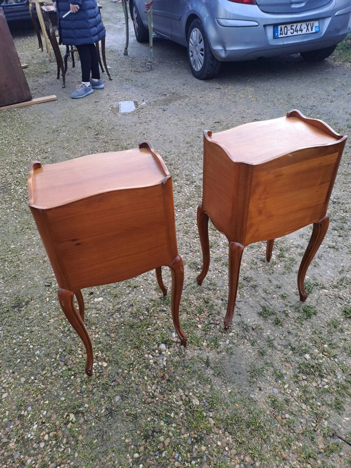 Louis XV style bedside table