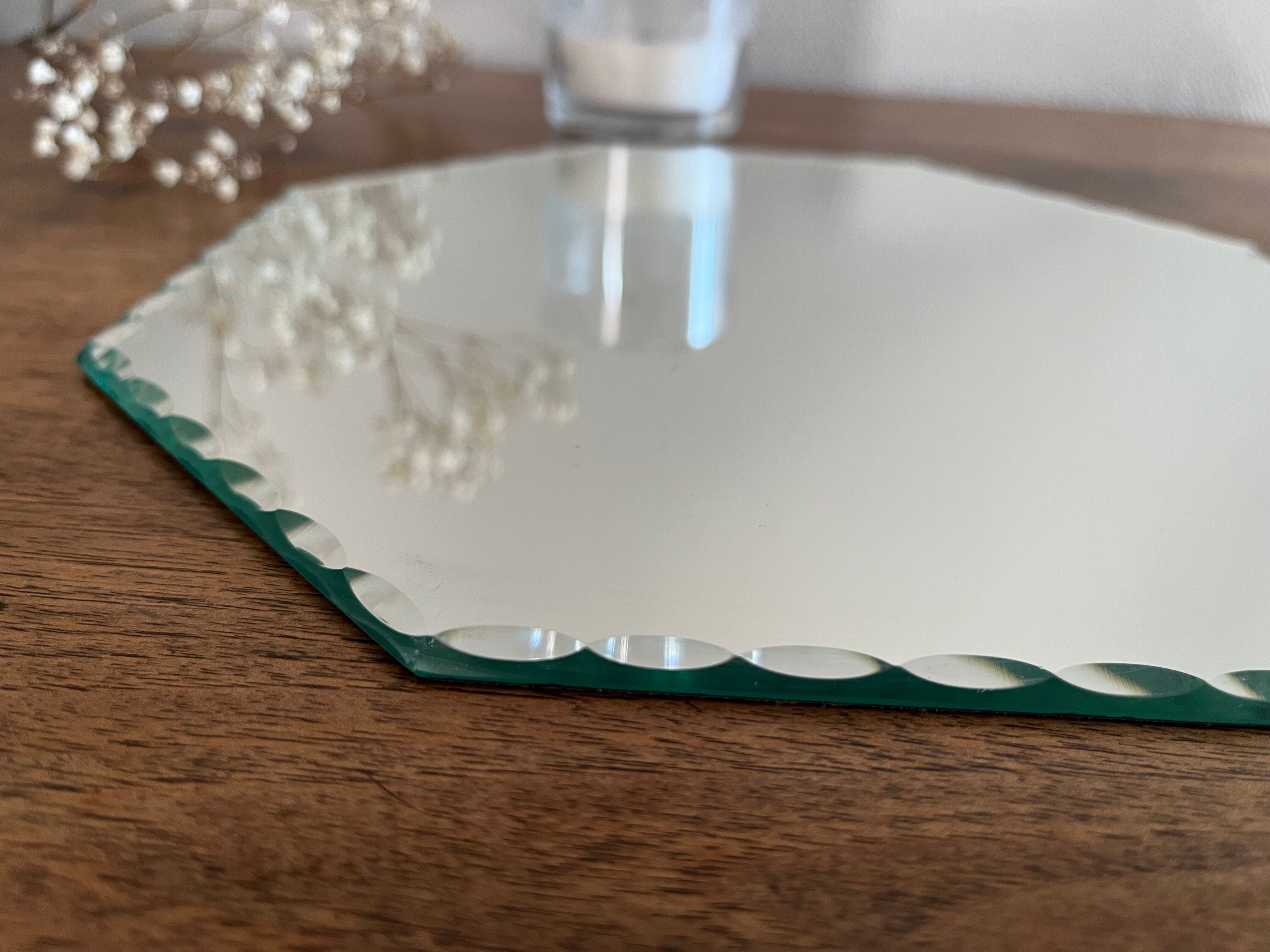 Miroir biseauté octogonal 24 x 24 cm