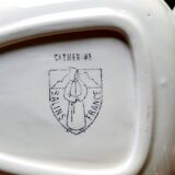 Lot 5 soup plates from Salins, Catherine model