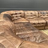 Prachtige De Sede Ds11, 7-delige set in bruin patchwork