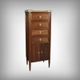 Small mahogany chest of drawers, Louis XVI style – late 19th century