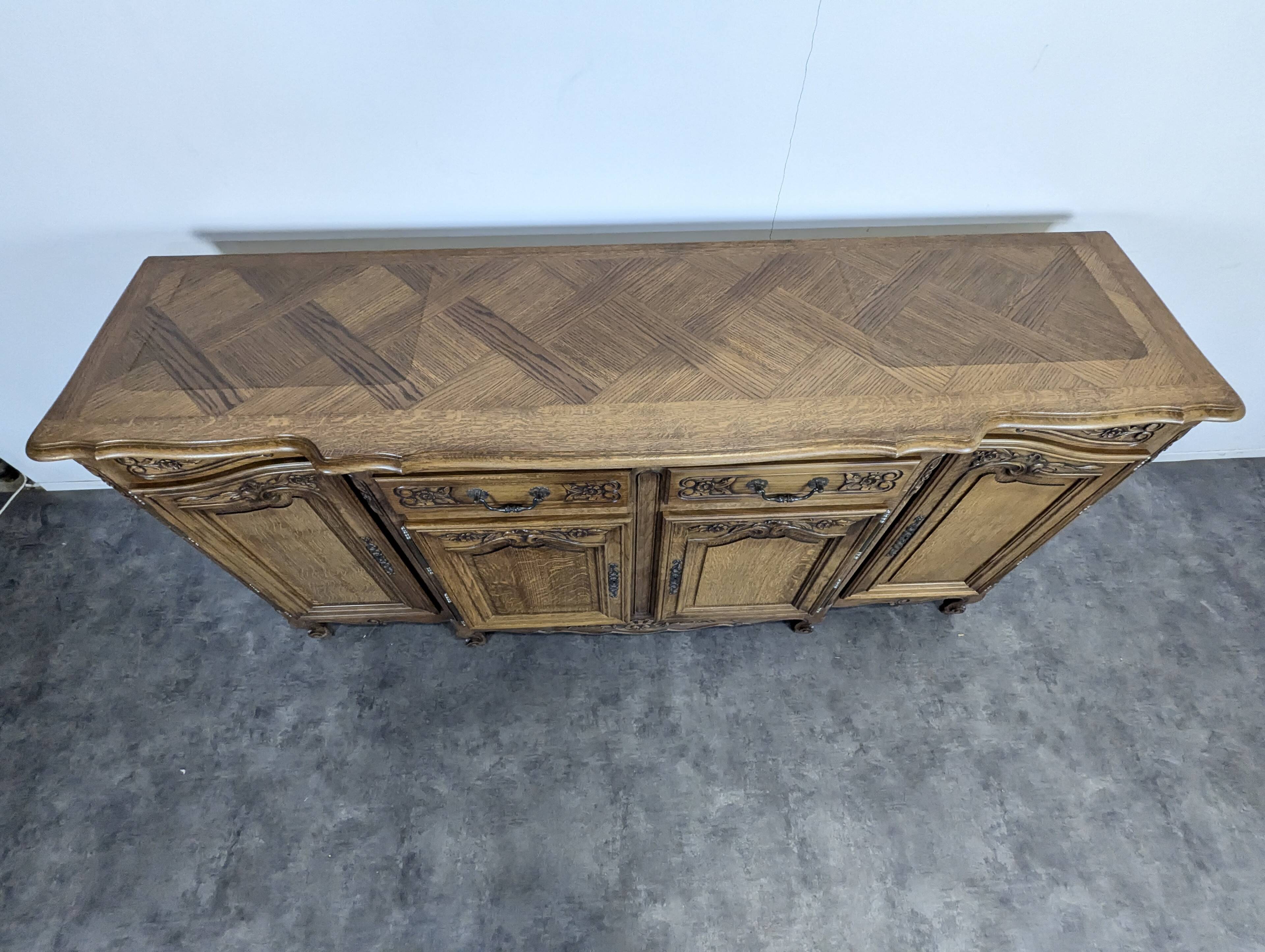 Neo-Rustic Sideboard in Solid Oak
