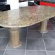 Table de salle à manger en Marbre Fossilisé
