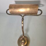 Antique brass desk lamp from a notary.