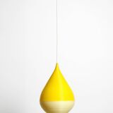 Beautiful original large 1960s Heifetz Rotaflex pendant lamp in drop shape