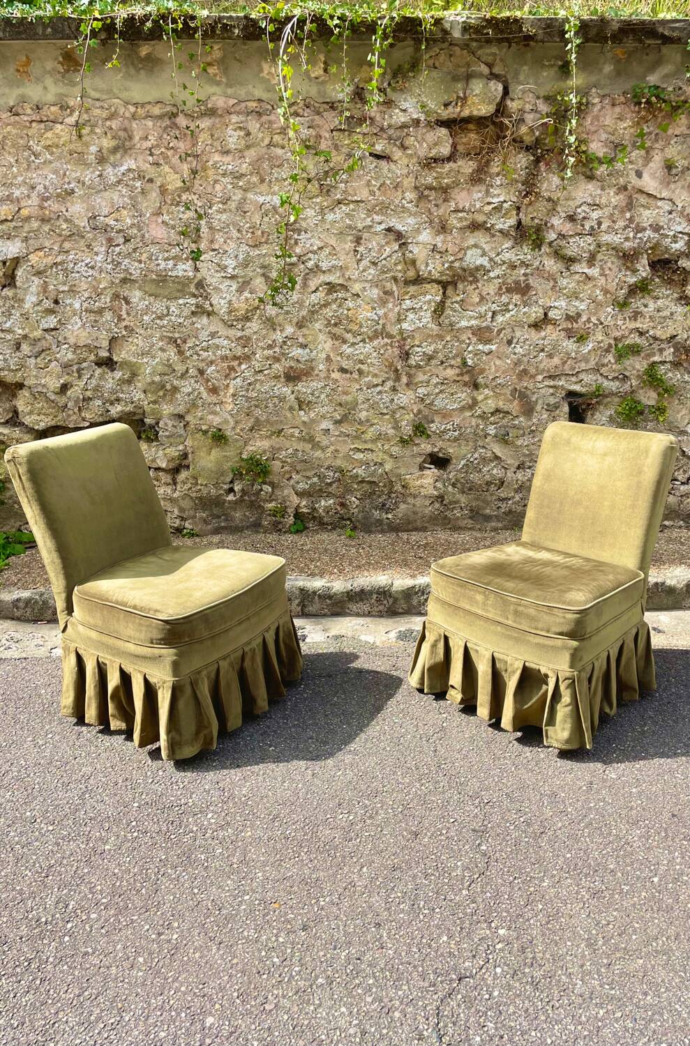 Paire de chauffeuses