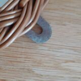 Oval wicker mirror 38 cm