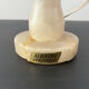 Paire de lampes en albatre vintage