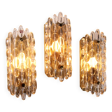 Crystal Waterdrop Wall lamps Sconces by Carl Fagerlund for Orrefors