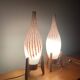 Mid-century retro vintage Czechoslovak table lamps, 1960s – set of 2