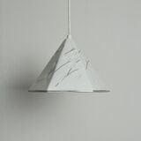 Royal Copenhagen "Luciana" blanc de chine porcelain pendant lamp, 1960s