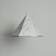 Royal Copenhagen "Luciana" blanc de chine porcelain pendant lamp, 1960s