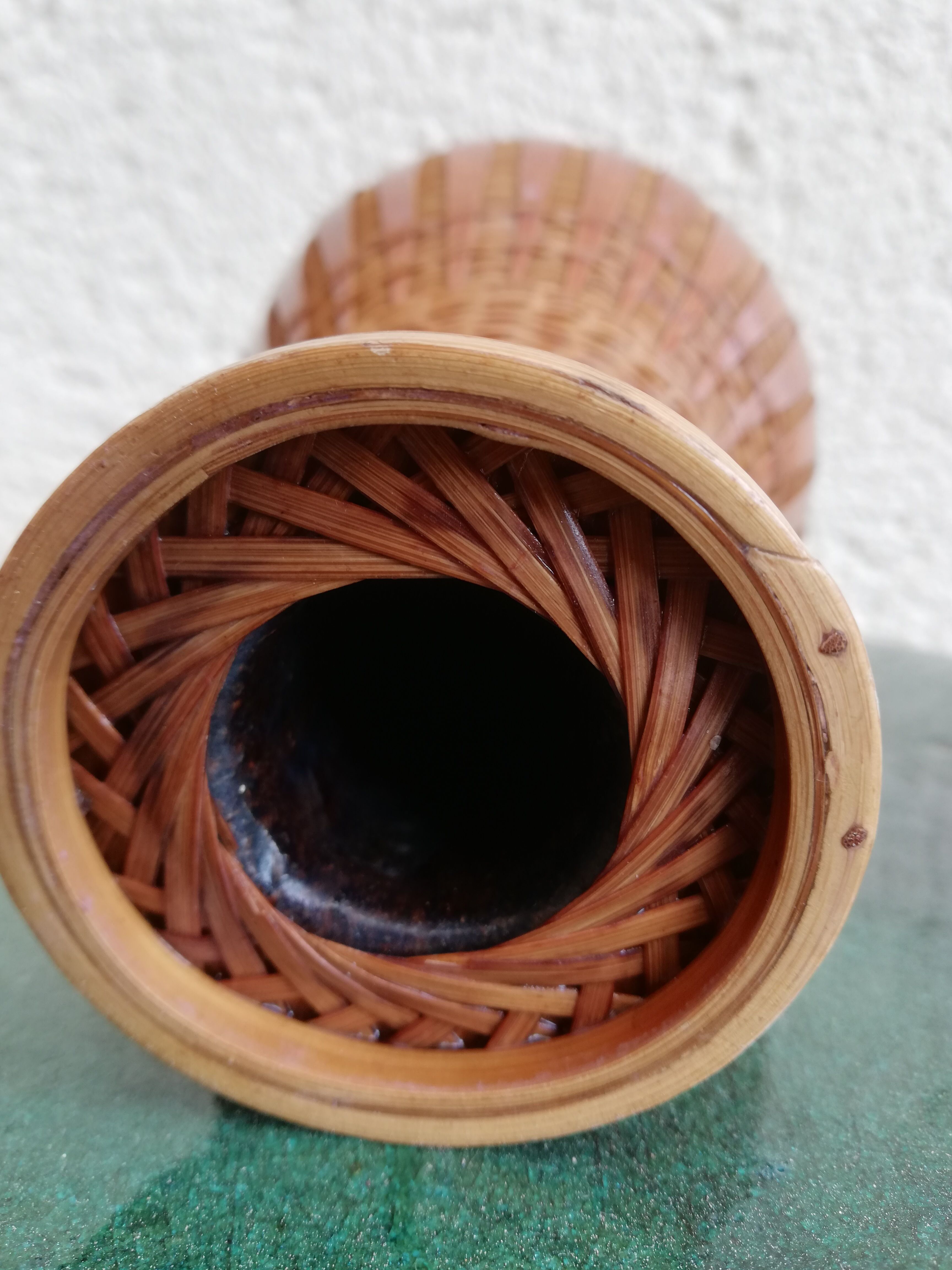 Rattan vase