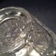 Whiskey carafe in bohemian crystal table art at the time of the digestive