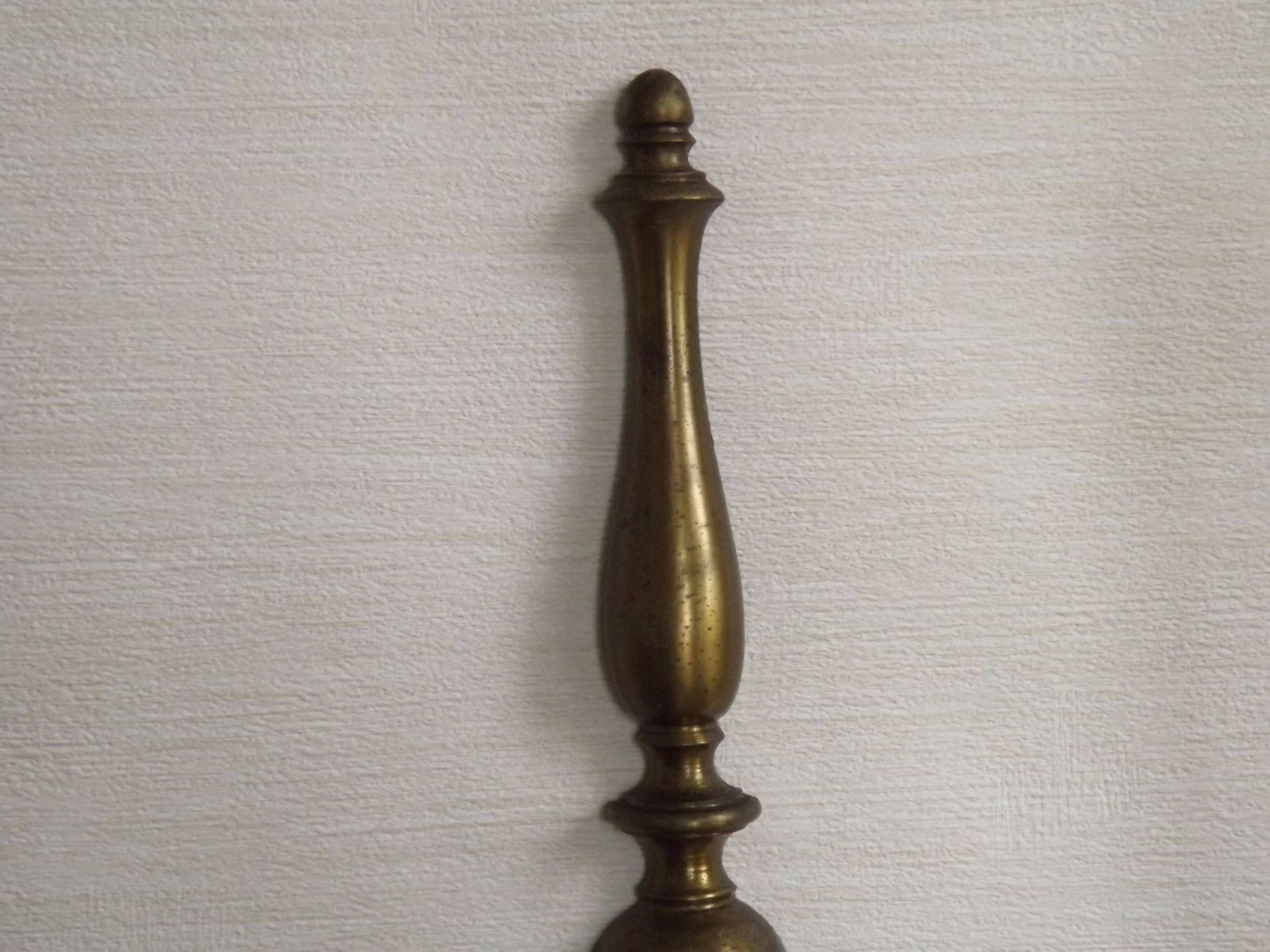 Pair of Double French Vintage Bronze Effect Metal Flemish Wall Lights
