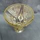 Glass vase molded 60 years old vintage