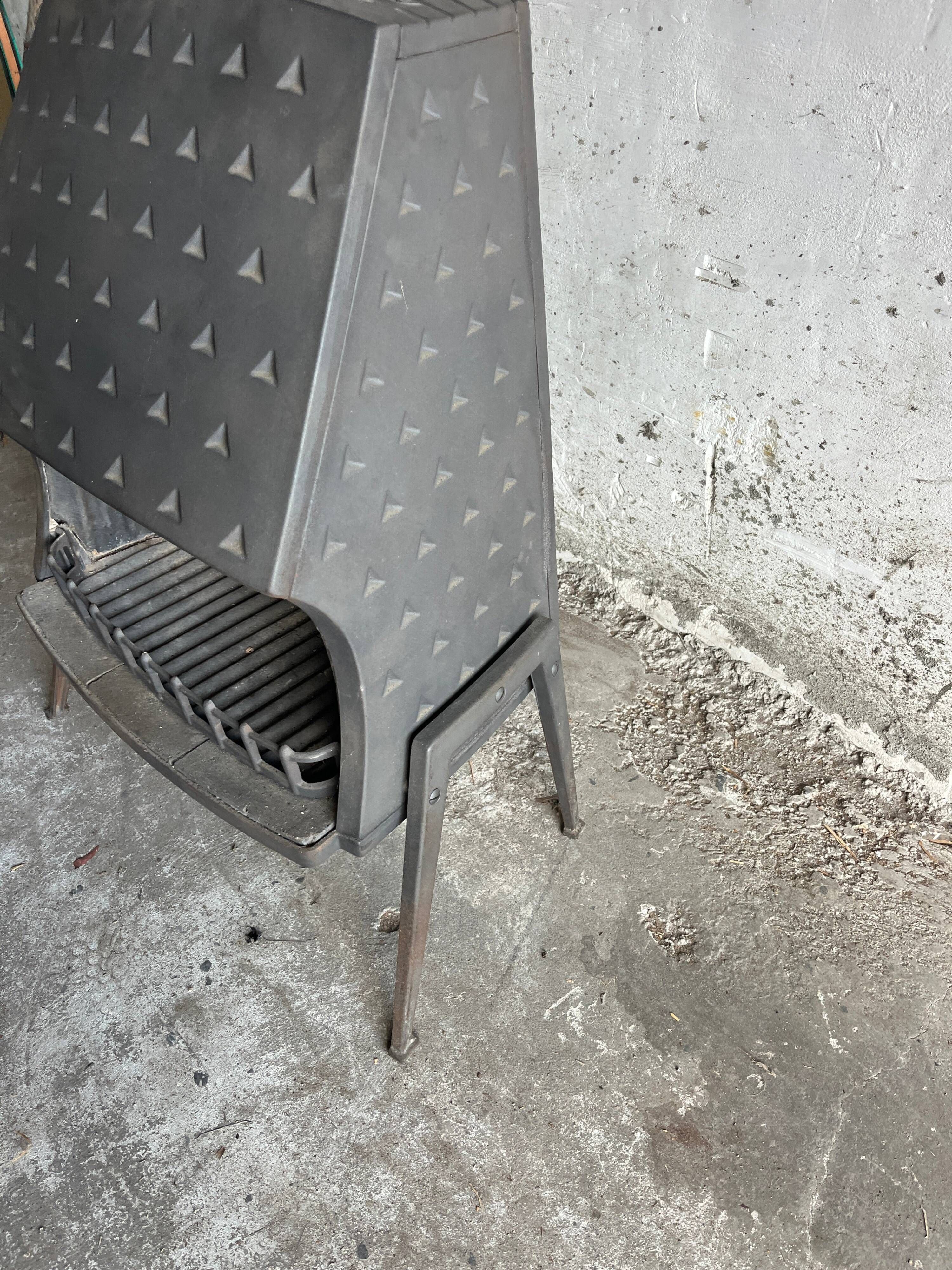 Vintage open fireplace stove Morsø