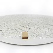 Large ice glass ceiling light by Kalmar, Austria, 1960s.