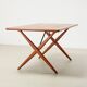 Table à manger AT-303 Sawhorse de Hans Wegner pour Andreas Tuck Danemark 1955