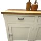Vintage 3-door wooden sideboard