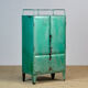 Industrial iron cabinet with 4 drawers, 1960s